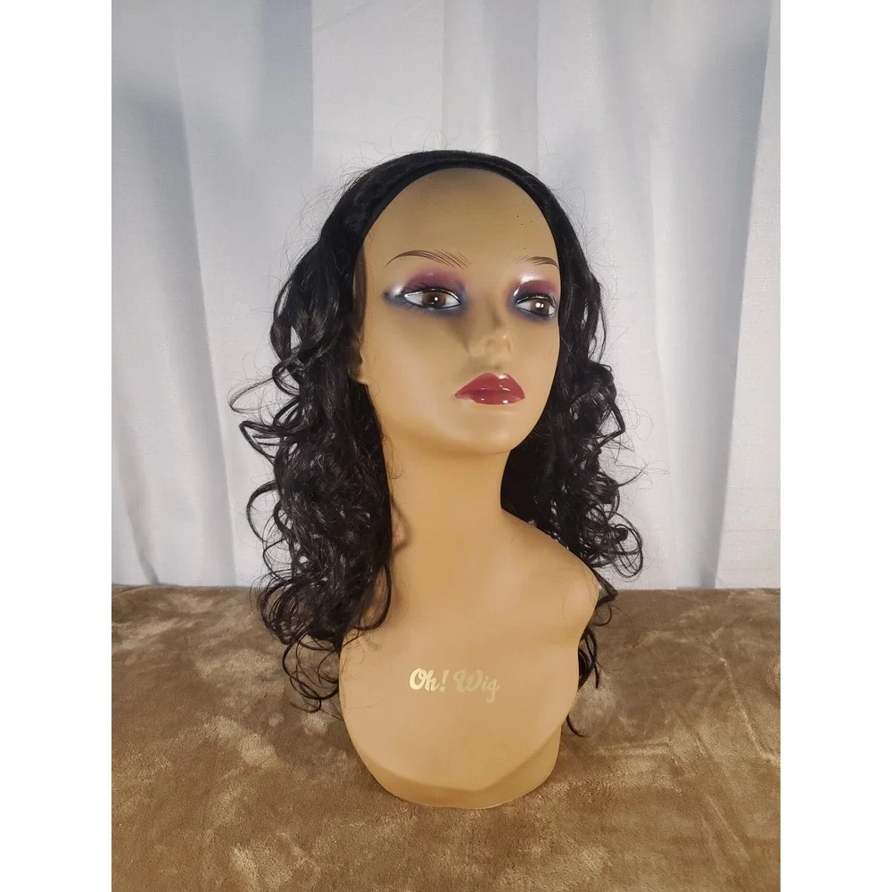 Aplus‎ Wig - Black Curled Wave #1